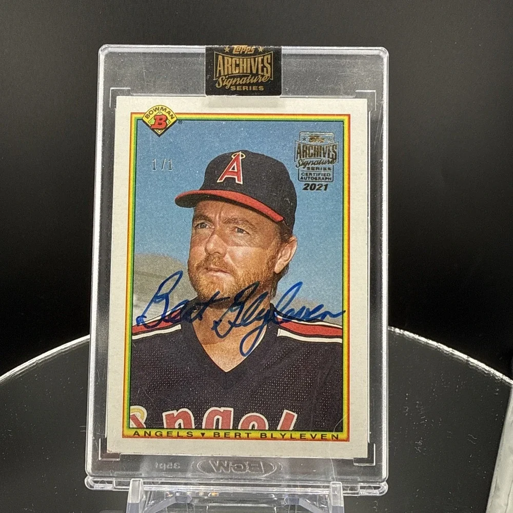 2021 Topps Archives Signature Series Bert Blyleven Auto 1/1 HOF - Sealed